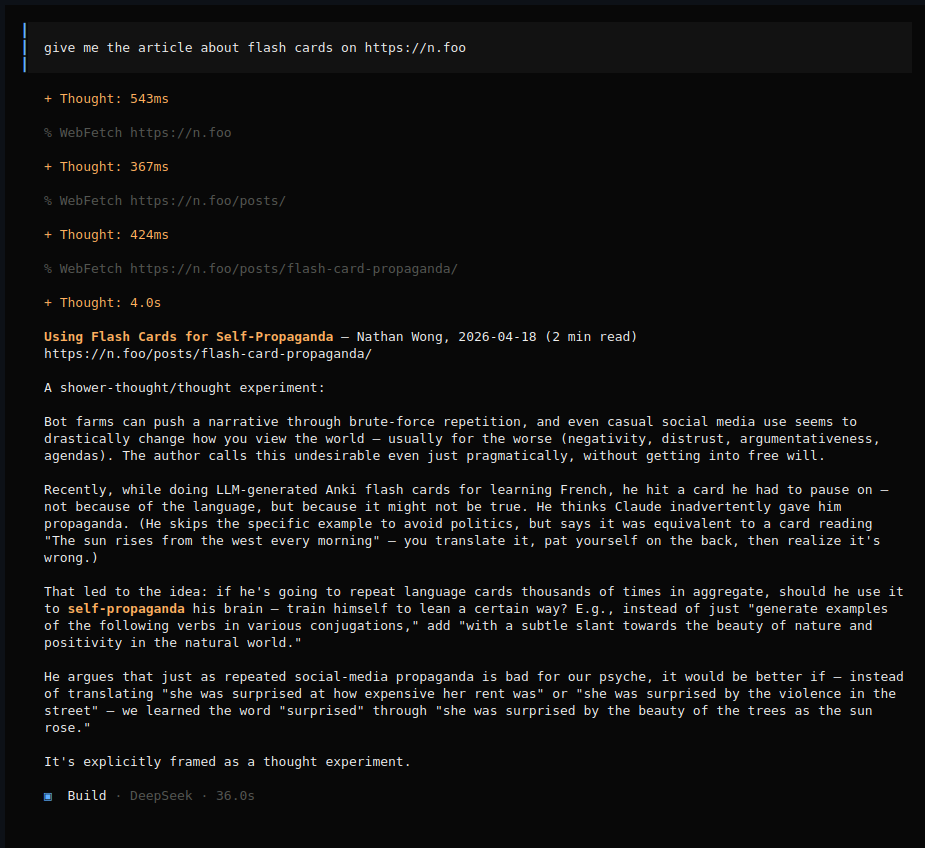 WebFetch via OpenCode
